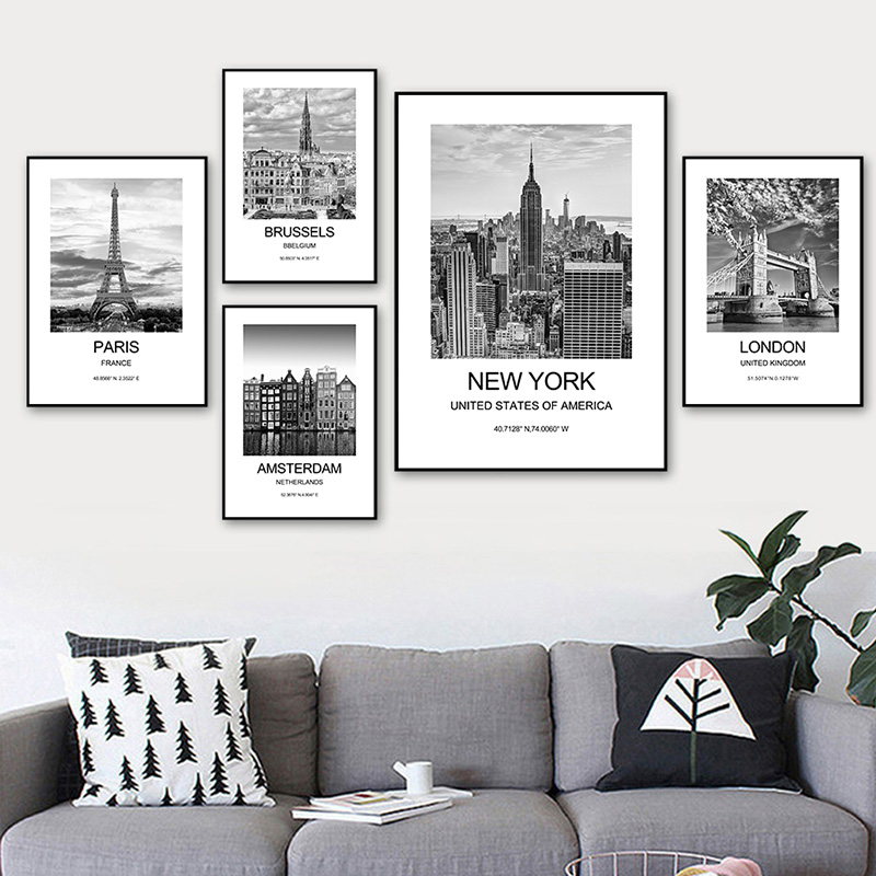 Şehir Posteri New York Londra  - Ink Blotter Paper incelemesi ve fiyatı