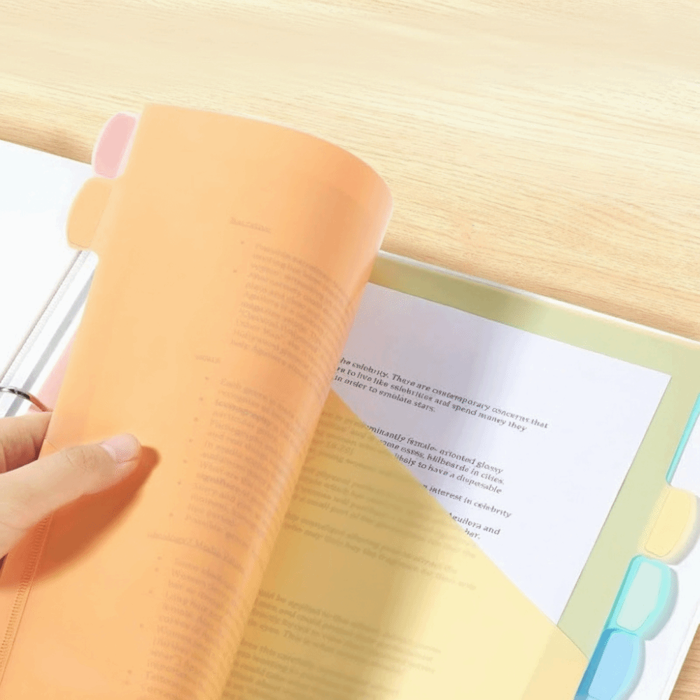 8 adet A4 Pastel Klasör Bölücü - Tab Divider A4 incelemesi ve fiyatı